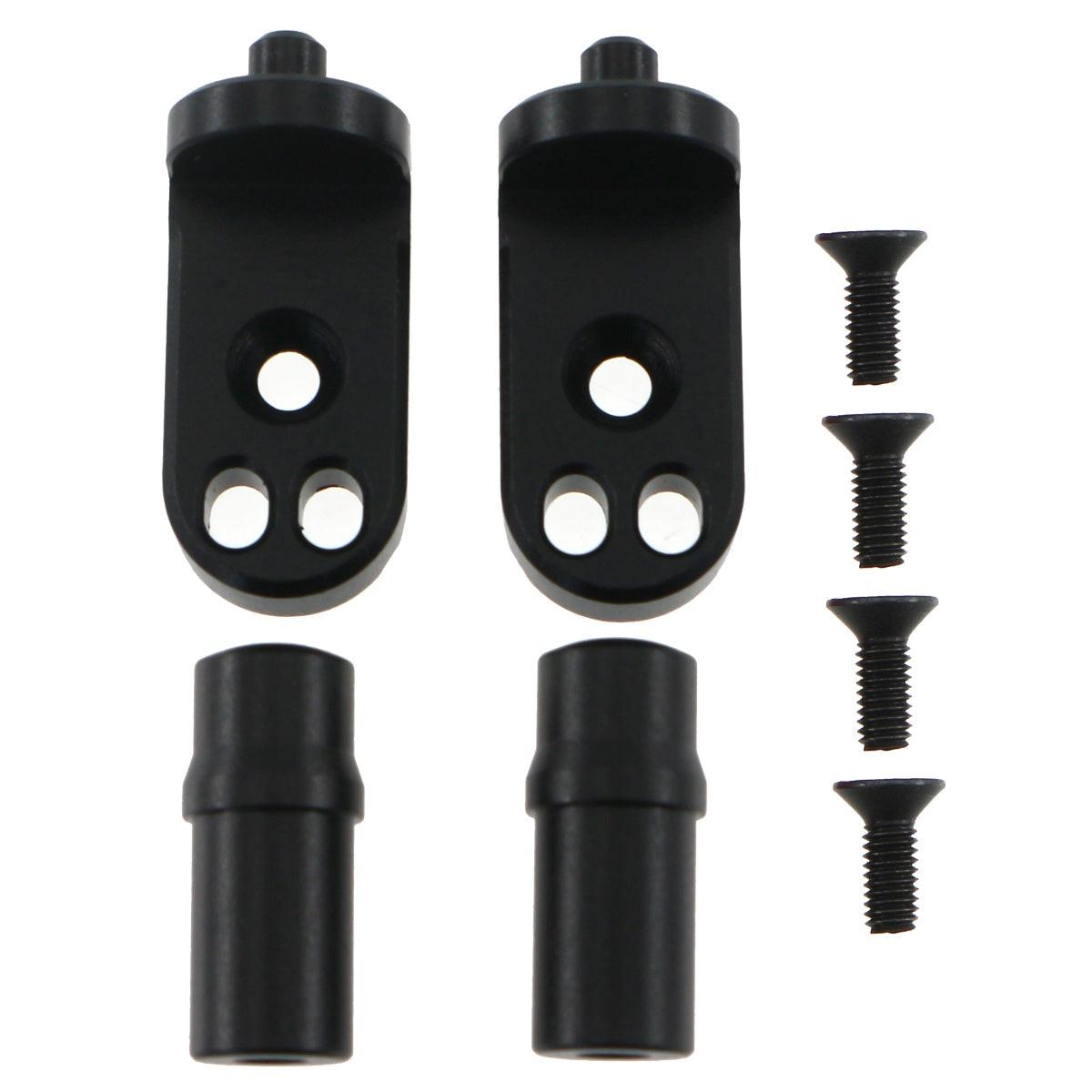 Powerhobby 7075 Aluminum Foot Pegs Set Losi Black Promoto MX - PowerHobby