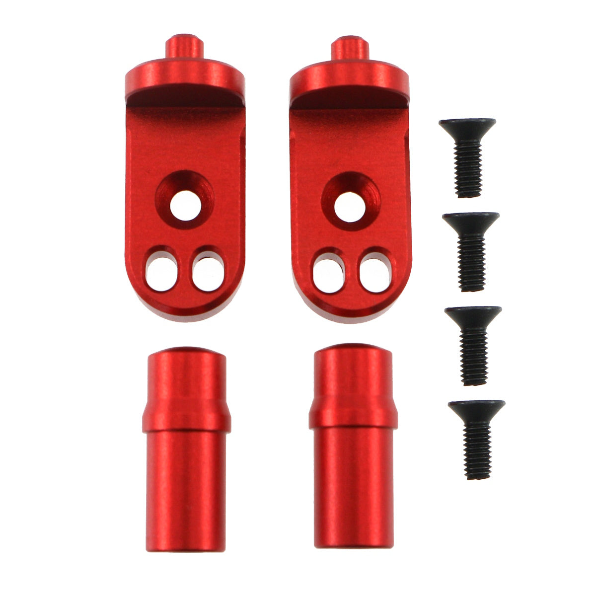 Powerhobby 7075 Aluminum Foot Pegs Set Losi Red Promoto MX - PowerHobby
