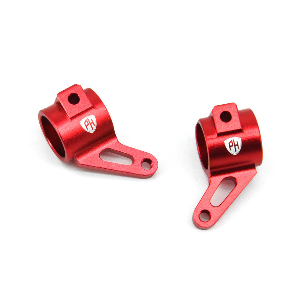 Powerhobby Aluminum Front Knuckles Red FOR Traxxas Slash Rustler Bandit Stampede - PowerHobby