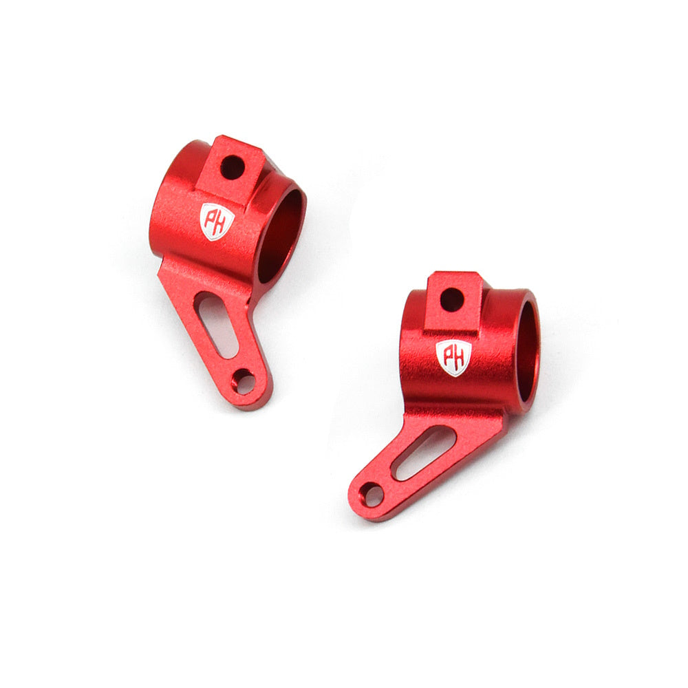 Powerhobby Aluminum Front Knuckles Red FOR Traxxas Slash Rustler Bandit Stampede - PowerHobby