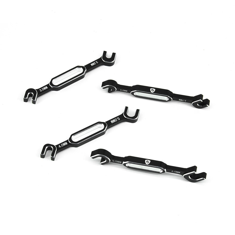 PH 3/3.2/3.5/3.7/4/5/5.5/6mm Wrench Turnbuckle Ball End Joint Remover Tool Black - PowerHobby