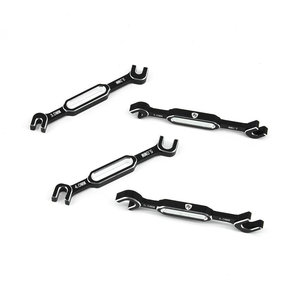 PH 3/3.2/3.5/3.7/4/5/5.5/6mm Wrench Turnbuckle Ball End Joint Remover Tool Black - PowerHobby