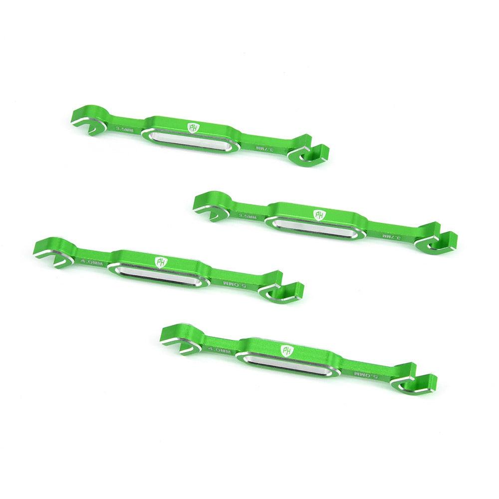 PH 3/3.2/3.5/3.7/4/5/5.5/6mm Wrench Turnbuckle Ball End Joint Remover Tool Green - PowerHobby