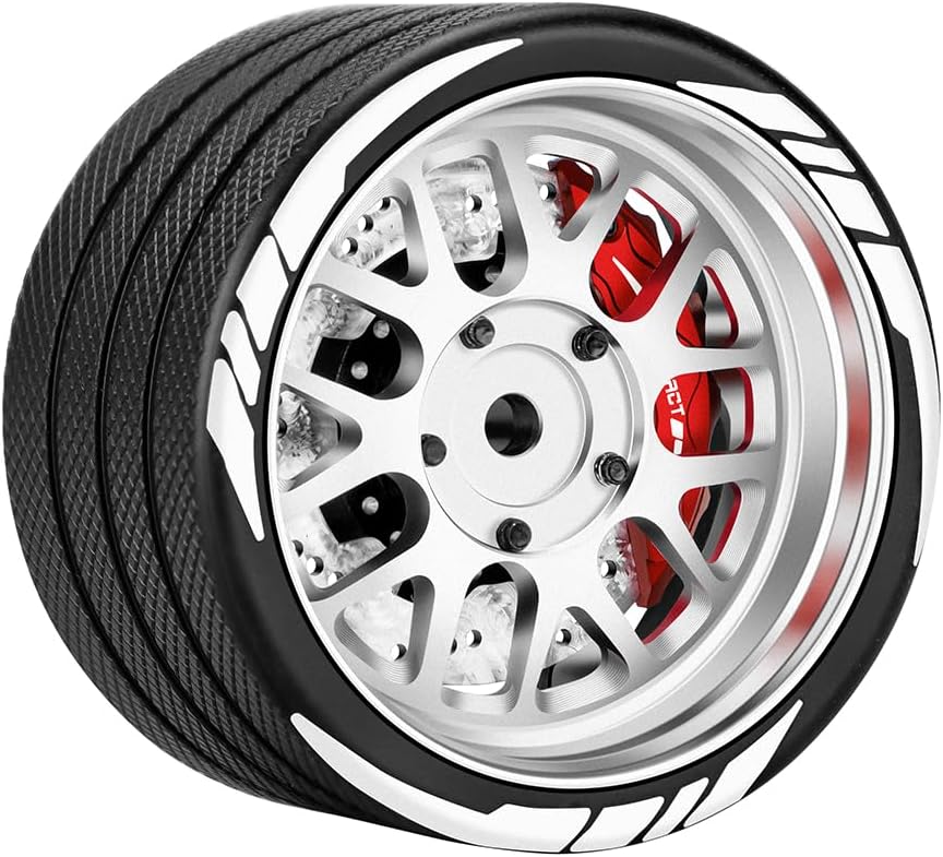 Powerhobby Aluminum RC Hnad Steering Wheel w Brake Disk Silver Flysky NB4 - PowerHobby