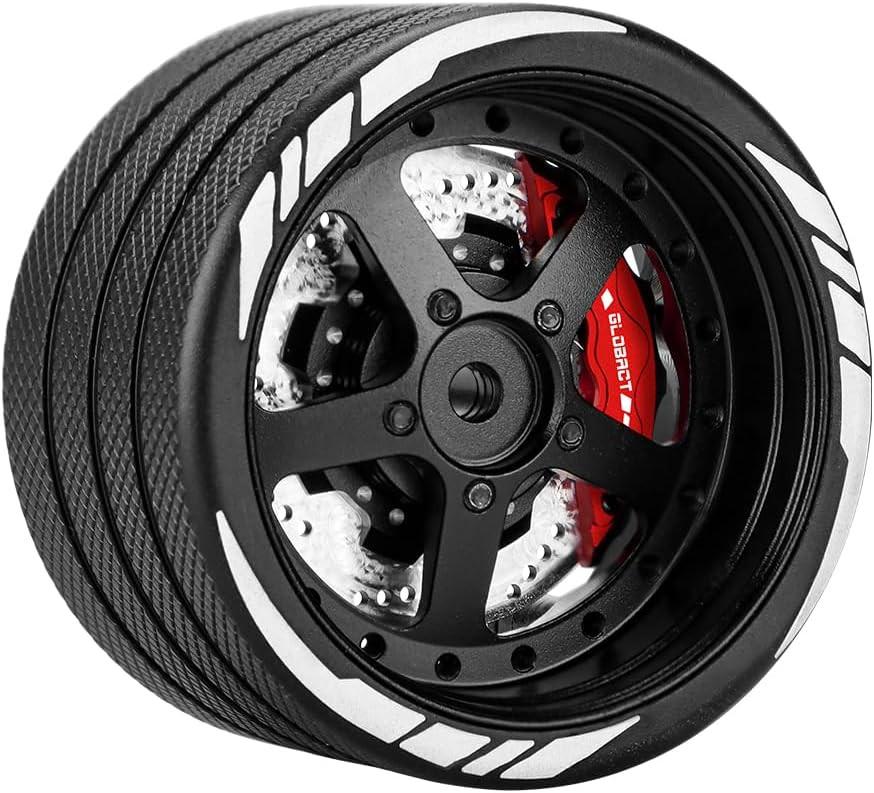 Powerhobby Aluminum RC Hnad Steering Wheel w Brake Disk Black Flysky NB4 - PowerHobby