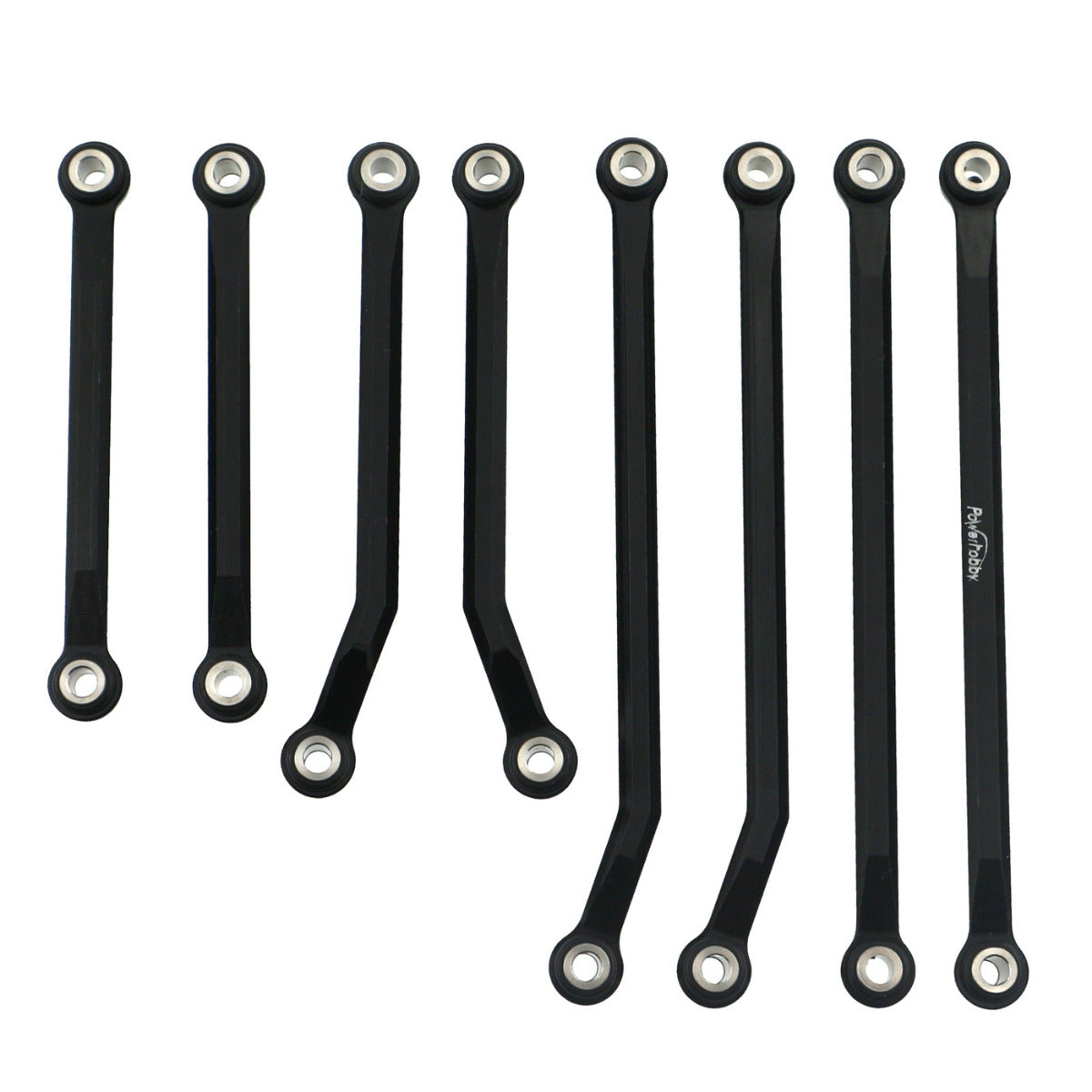 Powerhobby Aluminuim Chassis Linkage Set FOR Traxxas TRX-4M K10 Black - PowerHobby