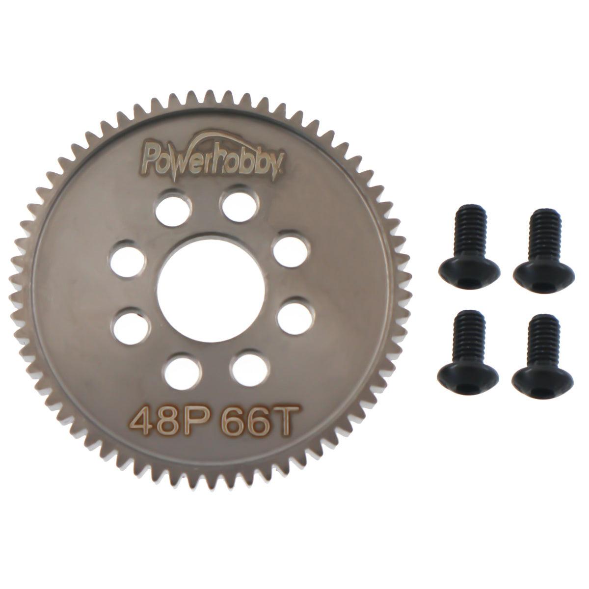 Powerhobby Hardened Steel 66T Spur Gear HPI RS4 Sport 3 113706 - PowerHobby