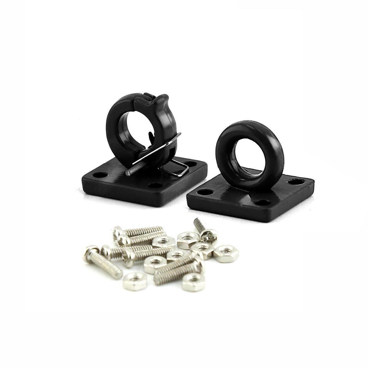 Powerhobby Metal Rescue Buckle Tow Hook Black 1/10 Rock Crawler - PowerHobby