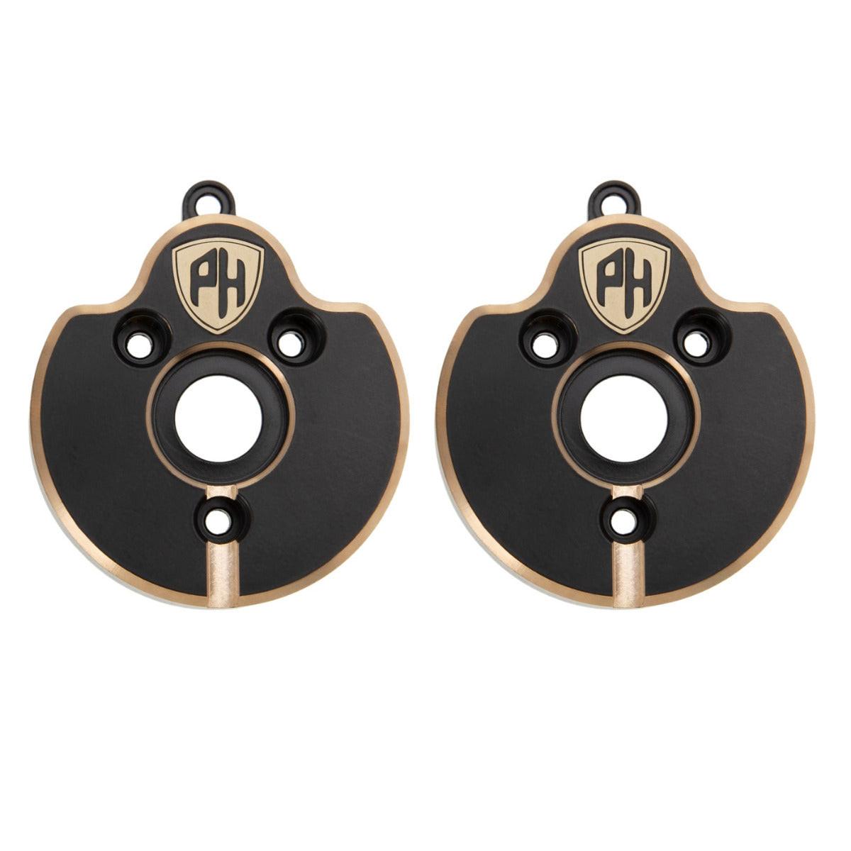 Powerhobby Brass Front Axle Portal Covers Axial SCX10 II - PowerHobby