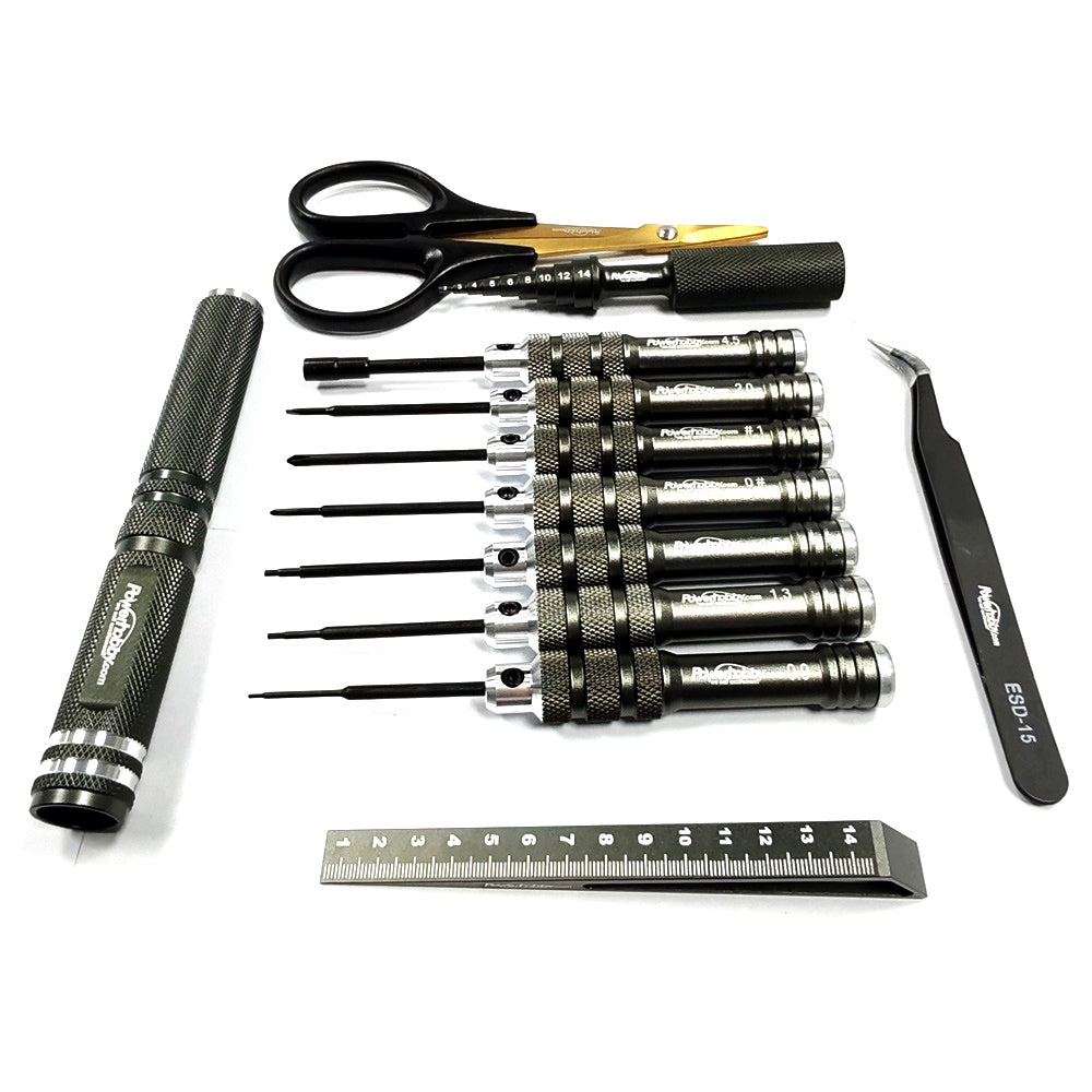 Powerhobby Pro Series Complete Tool Kit FOR Kyosho Mini-Z w Bag - PowerHobby