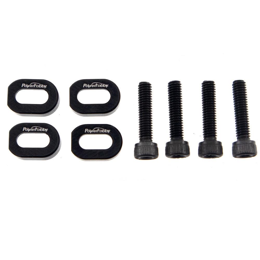 Powerhobby Motor Base Reinforcemnt Pad Black FOR Traxxas X-Maxx - PowerHobby