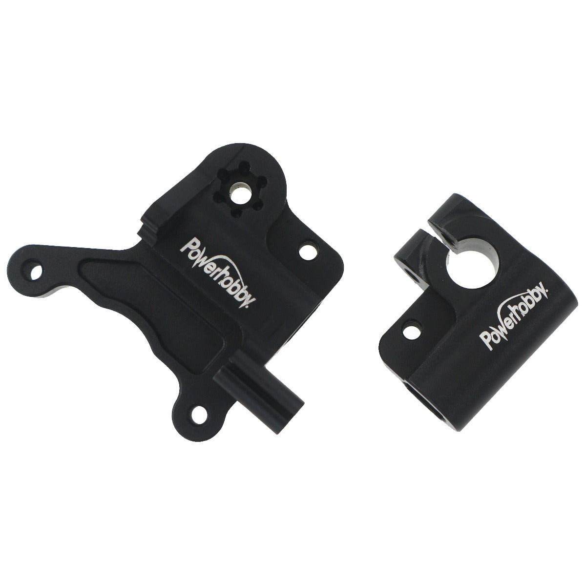 Powerhobby 7075 Aluminum Fork Lug Set Black Losi Promoto MX - PowerHobby