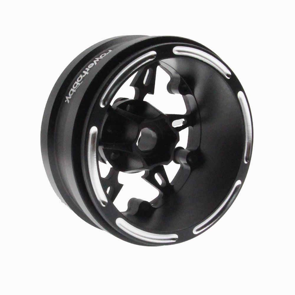 Powerhobby 1.9" Carbon Fiber Lightweight Beadlock Wheels E 1/10 Rock Crawler - PowerHobby