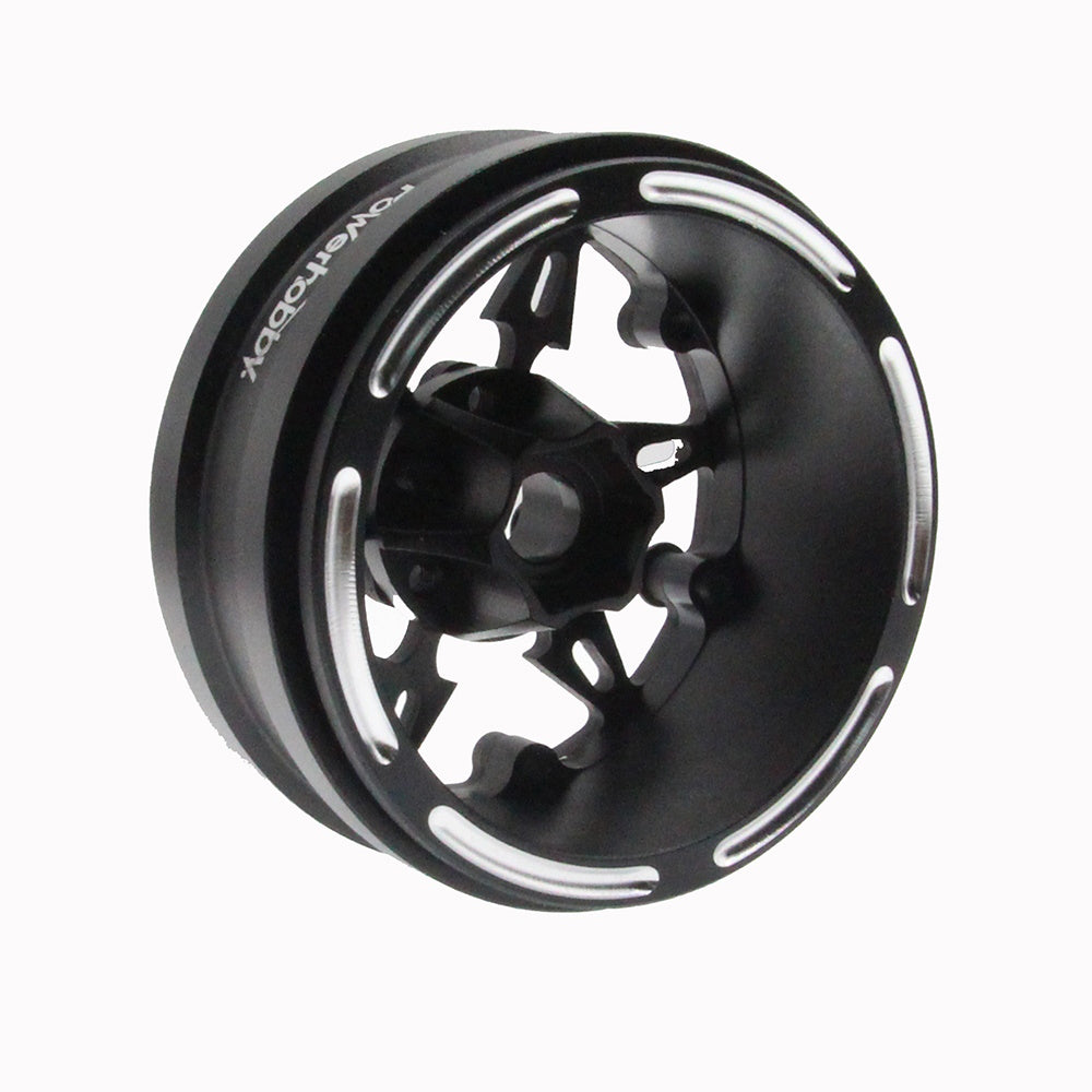 Powerhobby 1.9" Carbon Fiber Lightweight Beadlock Wheels E 1/10 Rock Crawler - PowerHobby