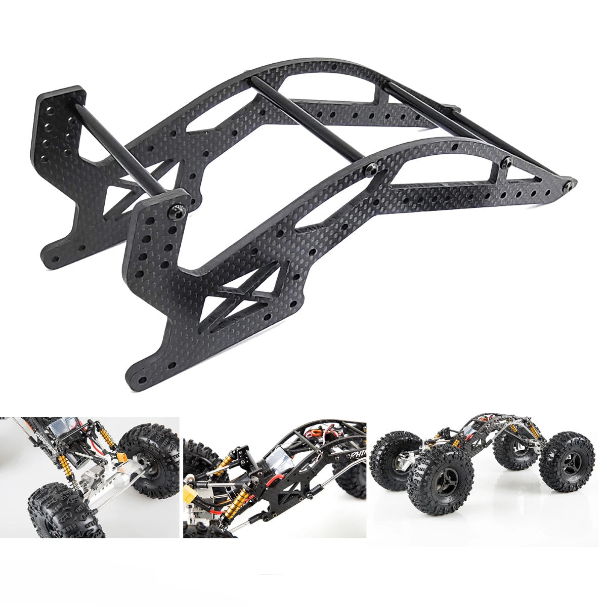 Powerhobby Racer Carbon Fiber 1/10 Rock Crawler Chassis - PowerHobby