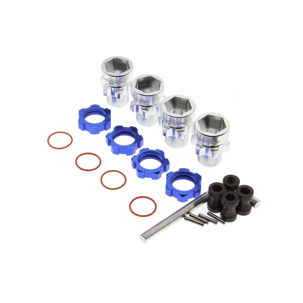 Powerhobby 12mm to 17mm W/10mm Offset Hex Hub Blue FOR Traxxas Slash Rustler - PowerHobby