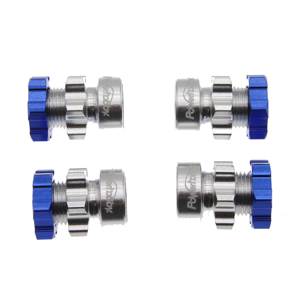 Powerhobby 12mm to 17mm W/10mm Offset Hex Hub Blue FOR Traxxas Slash Rustler - PowerHobby