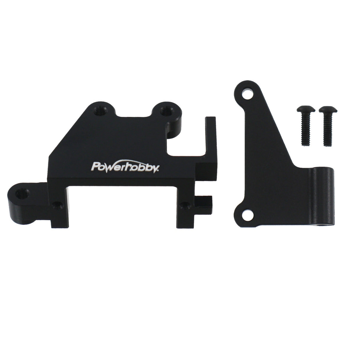 Powerhobby 7075 Aluminum Caliper Electronic Servo Mount Black Losi Promoto MX - PowerHobby