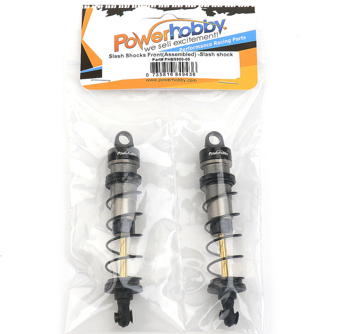 Powerhobby EXTREME Assembled FRONT Shocks 3.5mm Titanium Shaft FOR Traxxas 1/10 - PowerHobby