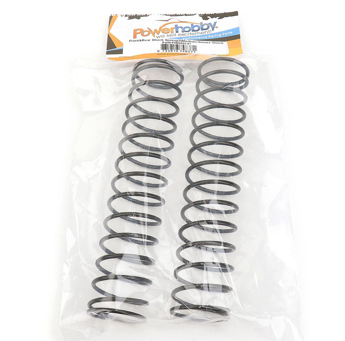 Powerhobby Shock Springs Medium (2) XTREME FOR X-Maxx Shocks - PowerHobby