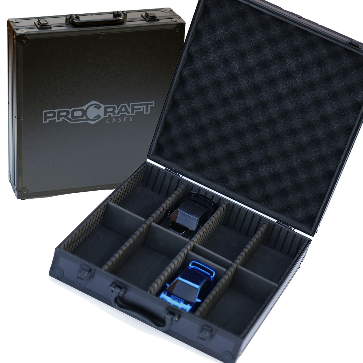 Kyosho Mini-Z Cars Metal Carrying Case MiniZ Fits 8 Cars - PowerHobby