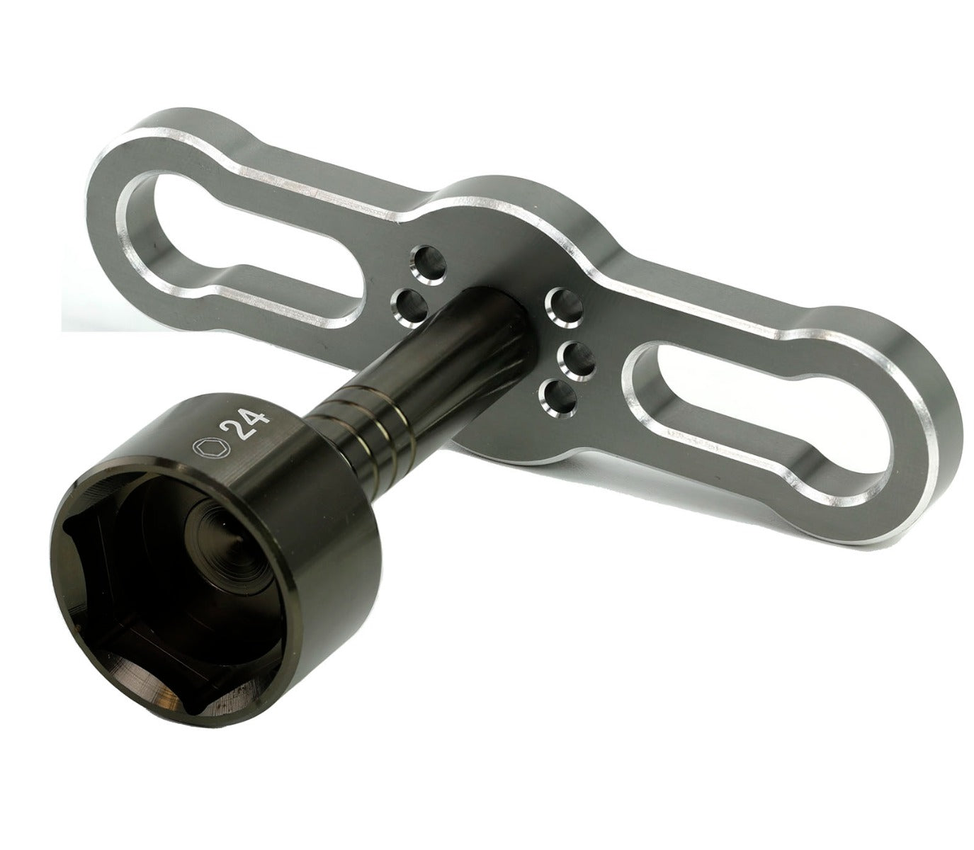 Powerhobby 24mm Aluminum T-Handle Hex Wheel Wrench RC Tools - PowerHobby