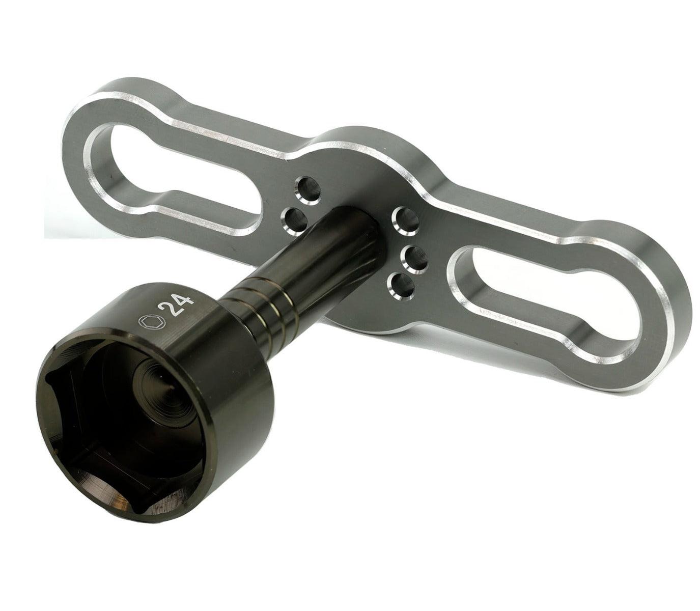 Powerhobby 24mm Aluminum T-Handle Hex Wheel Wrench RC Tools - PowerHobby