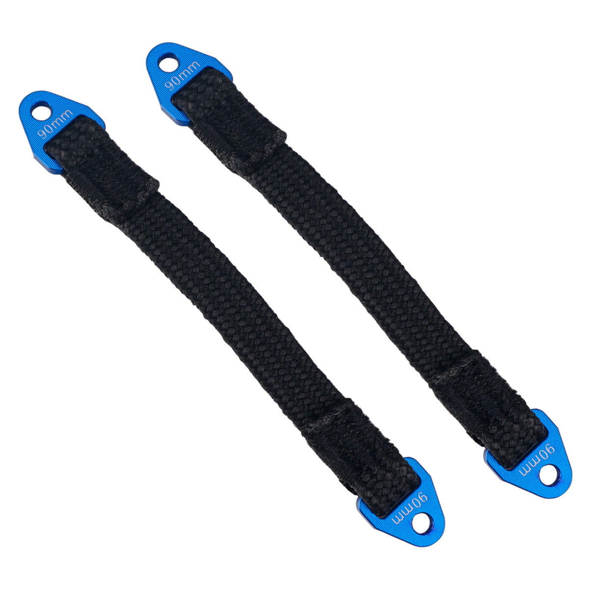 Powerhobby Suspension Travel Limit Straps 90mm Blue (2pcs) - PowerHobby