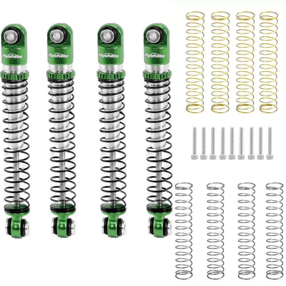 Powerhobby 1/24 Axial SCX24 Aluminum 54mm Long Travel Shocks Jeep Bronco Green - PowerHobby