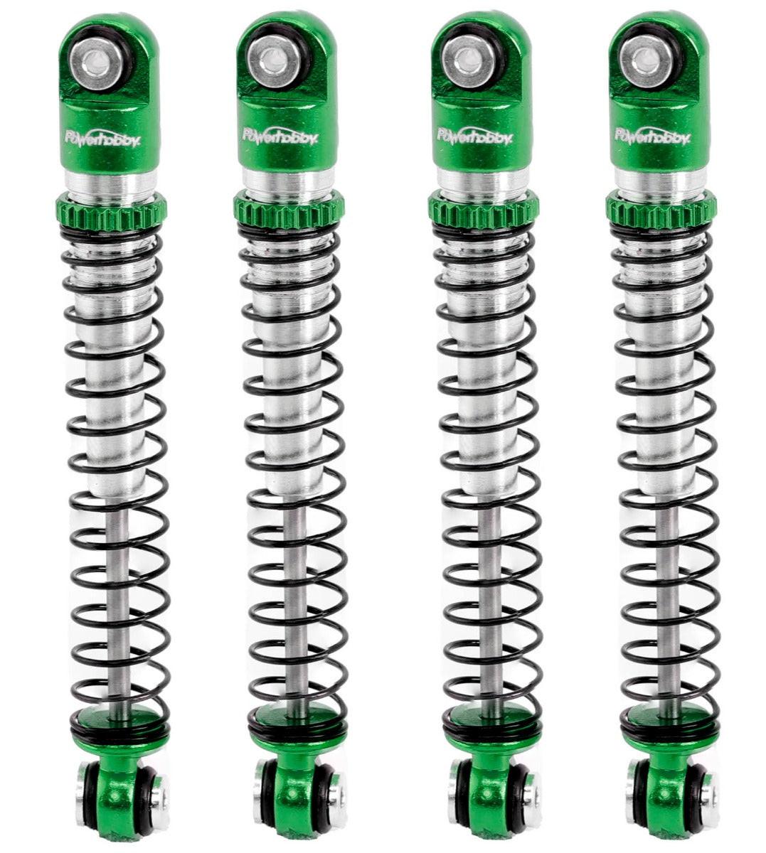 Powerhobby 1/24 Axial SCX24 Aluminum 54mm Long Travel Shocks Jeep Bronco Green - PowerHobby