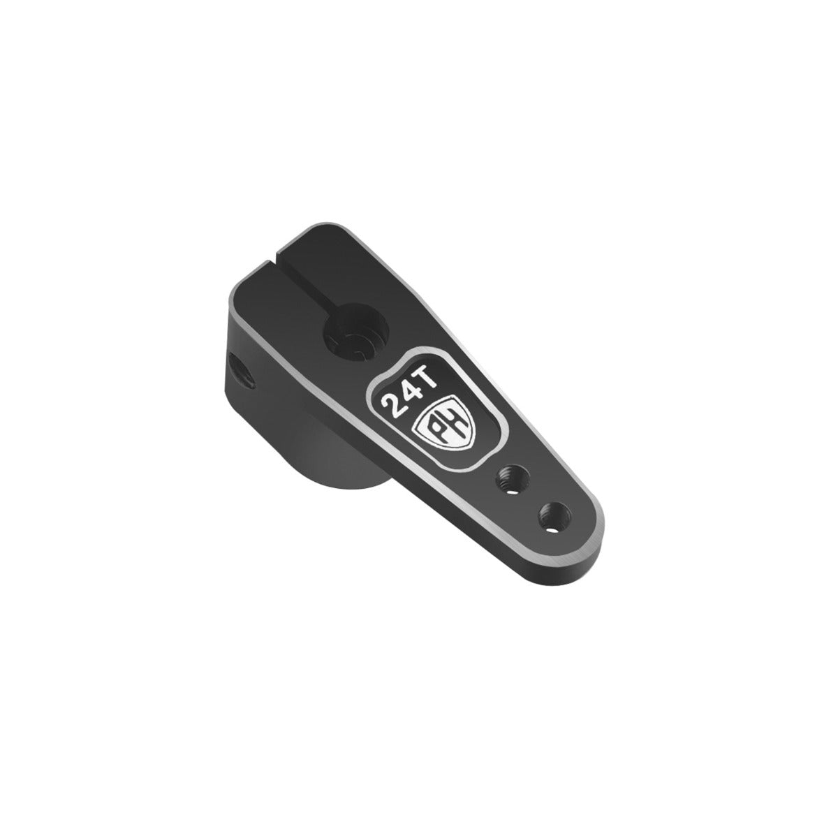Powerhobby Aluminum 24T Axial SCX24 stock Servo Horn Jeep C10 Black - PowerHobby