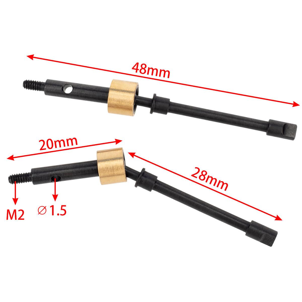 Powerhobby Axial SCX24 Front Axle CVD - PowerHobby
