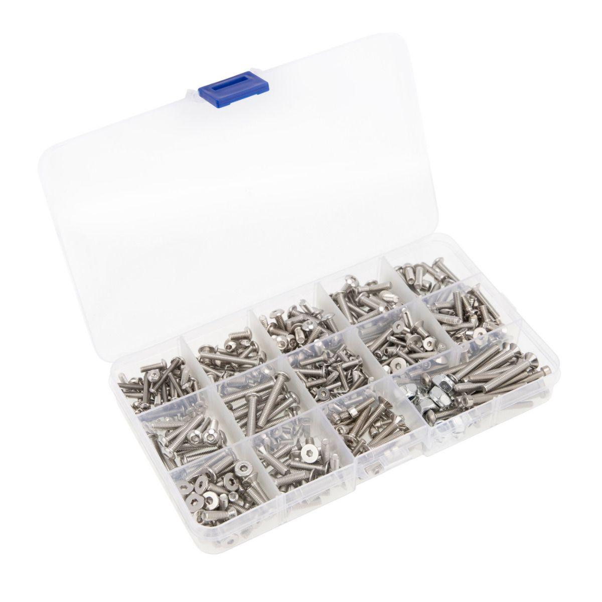 Powerhobby Stainless Steel Screws Set Box FOR Traxxas TRX-4 387pcs - PowerHobby