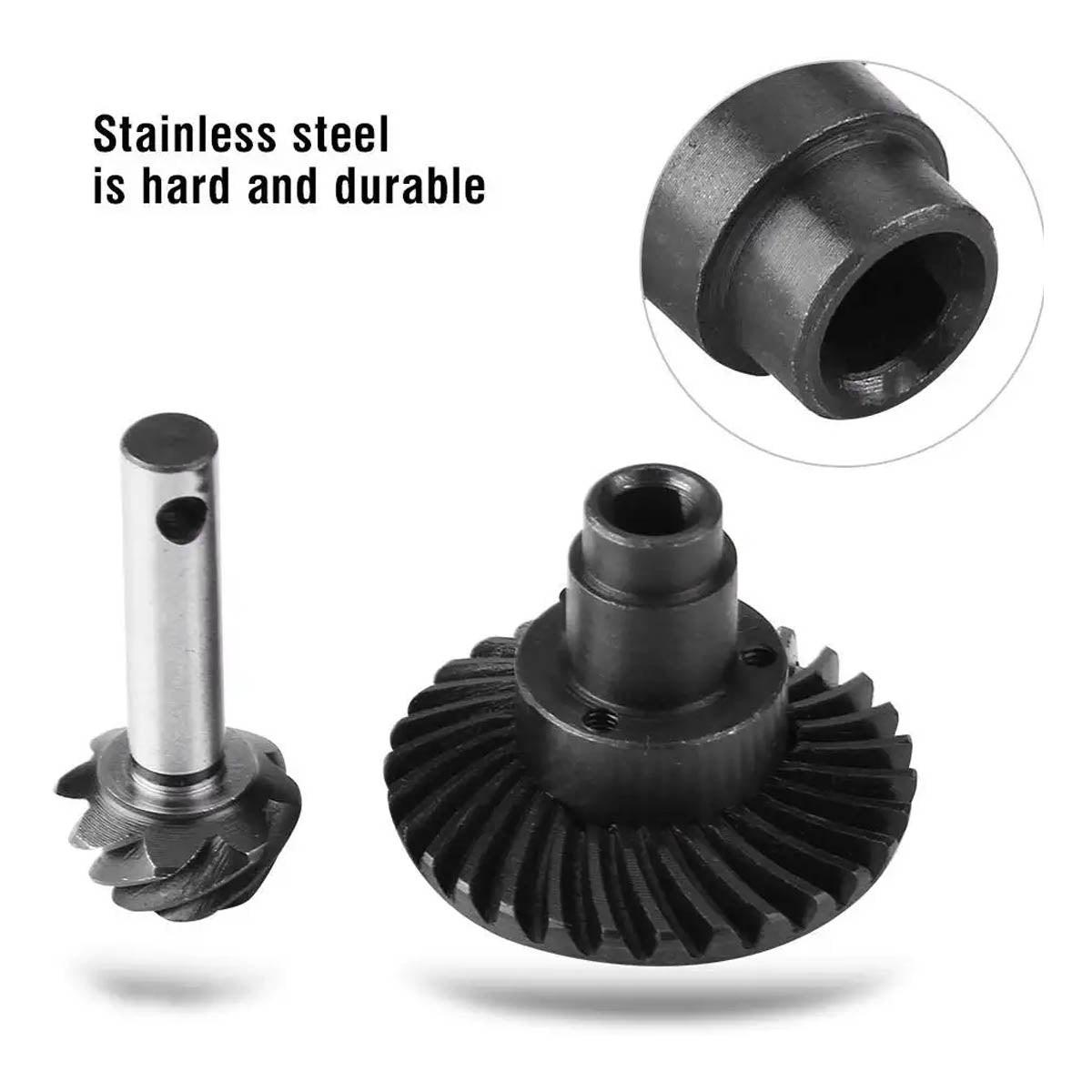 Powerhobby Helical Spiral Pinion Gear Set SCX10 II / SCX10 III Capra 1.9 8T/24T - PowerHobby