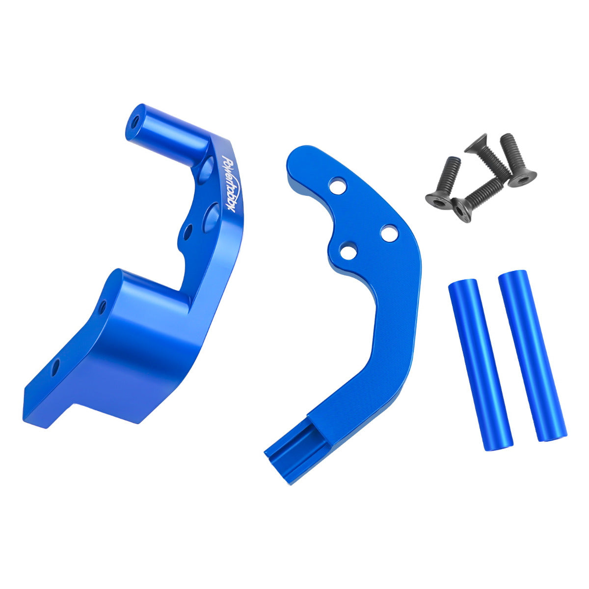 Powerhobby Aluminum Rear Motor Guard Blue FOR Traxxas Slash Stampede Rustler Bandit - PowerHobby