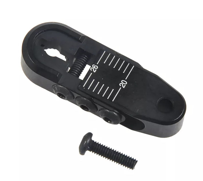 Powerhobby Adjustable Steering Servo Arm Tow 26MM Black FOR Traxxas TRX-4 - PowerHobby