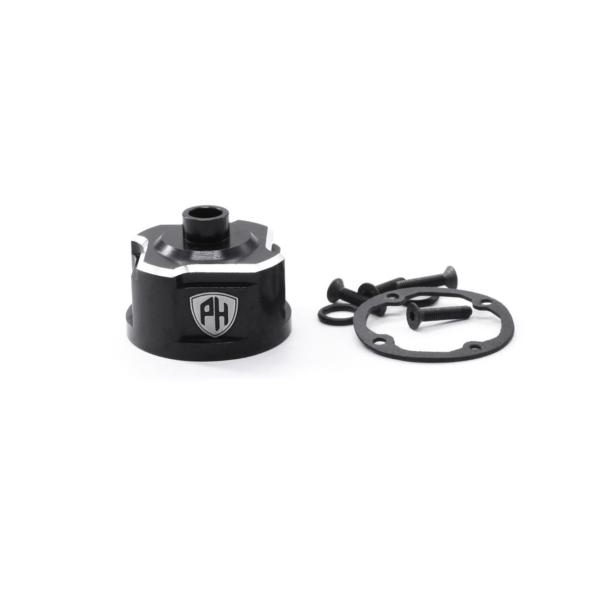 Powerhobby Aluminum Diff Cover FOR Traxxas Sledge Black - PowerHobby