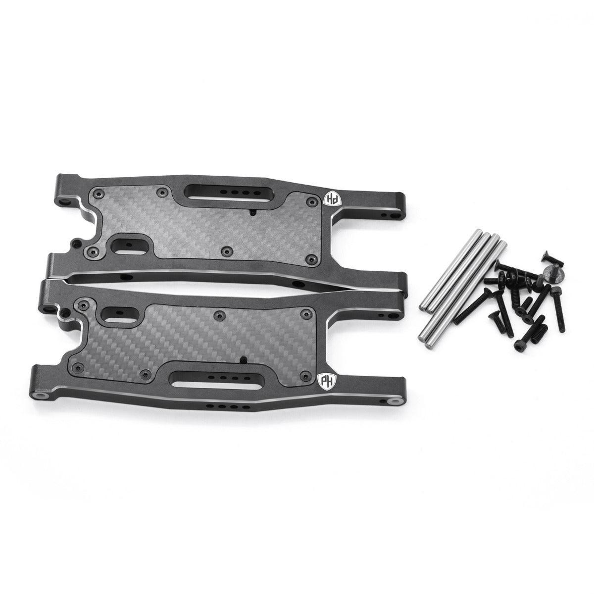 Powerhobby Aluminum Rear Arms FOR Traxxas Sledge Black - PowerHobby