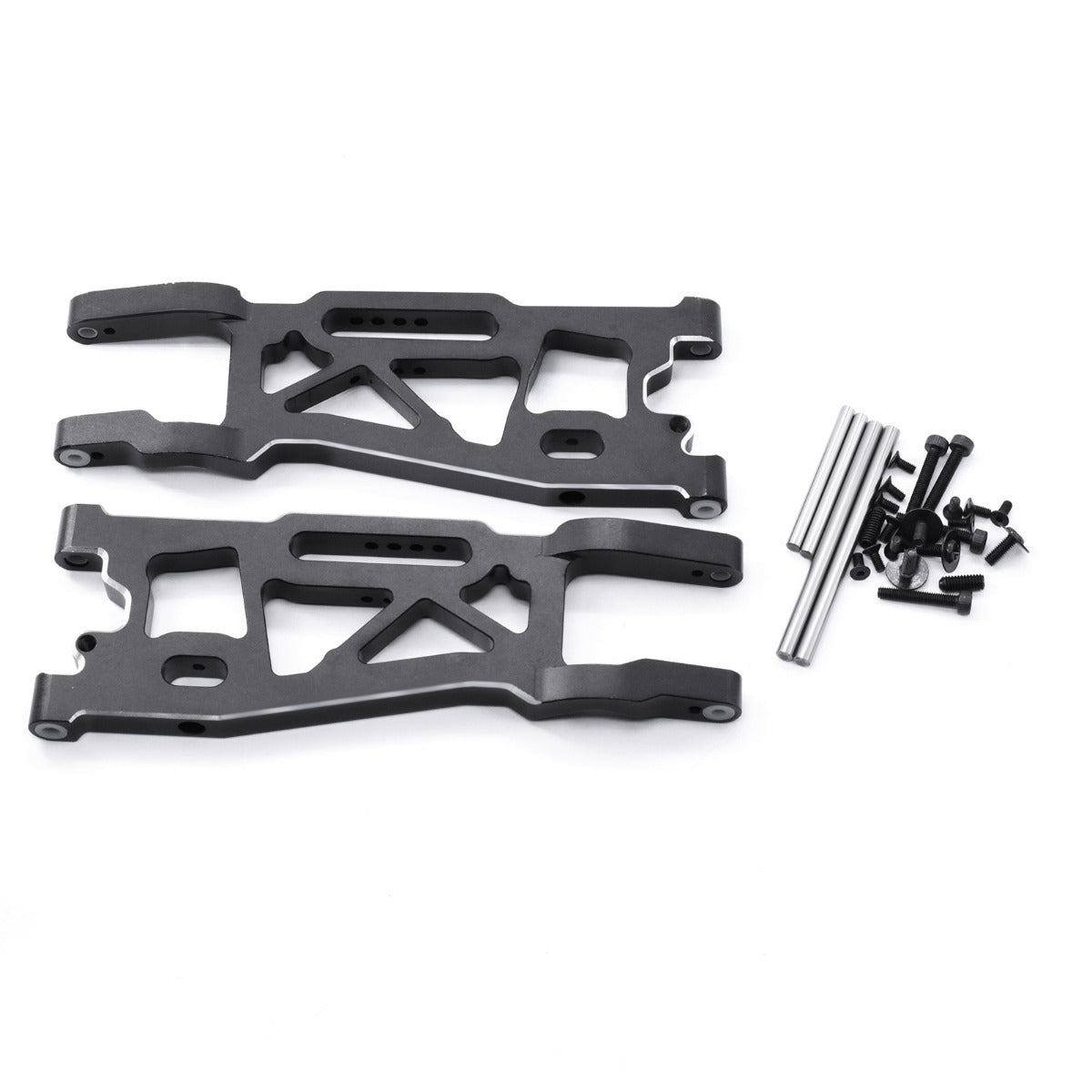 Powerhobby Aluminum Front Arms FOR Traxxas Sledge Black - PowerHobby