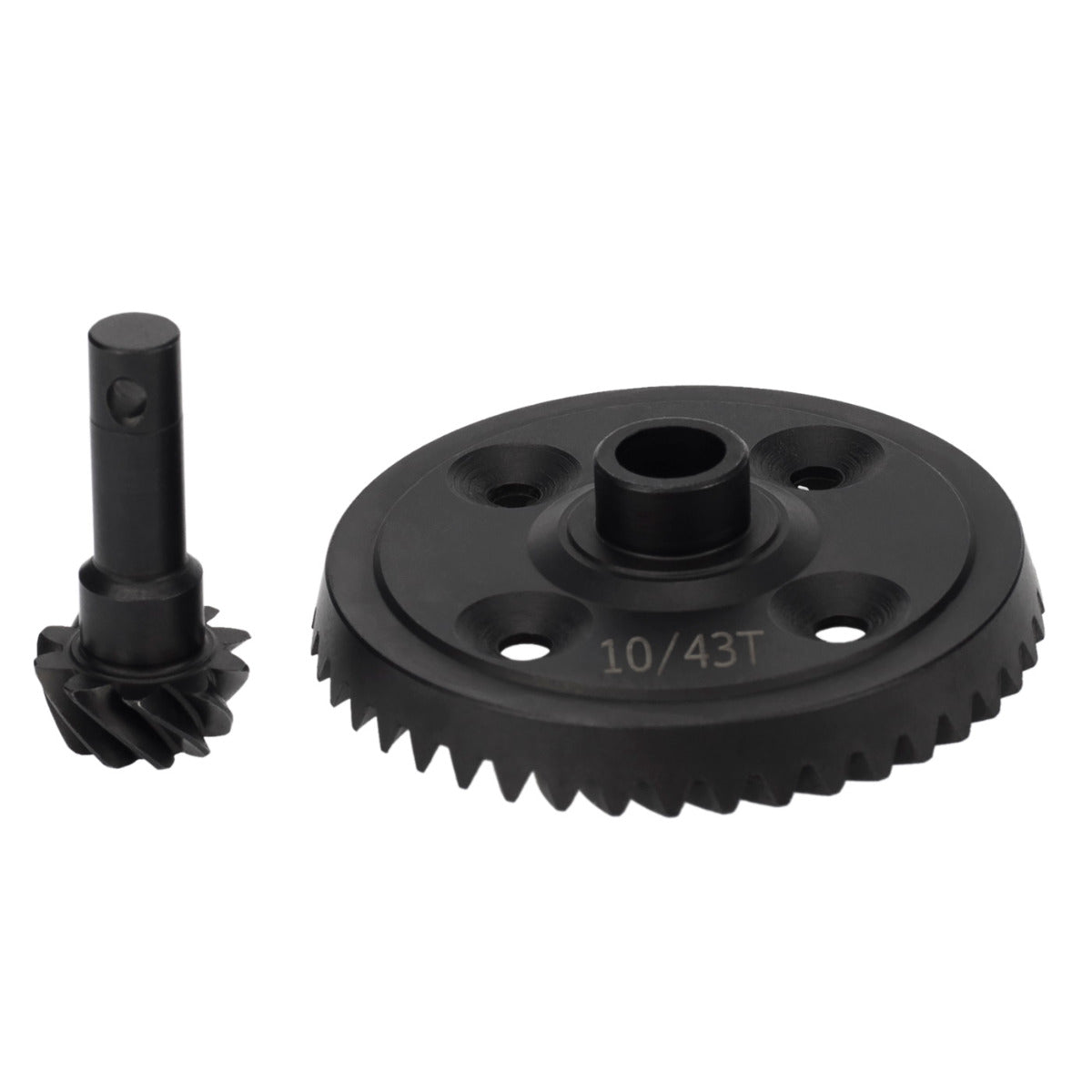 Powerhobby Steel Diff Bevel Gear 43T & Pinion Gear 10T Black FOR Traxxas Sledge - PowerHobby