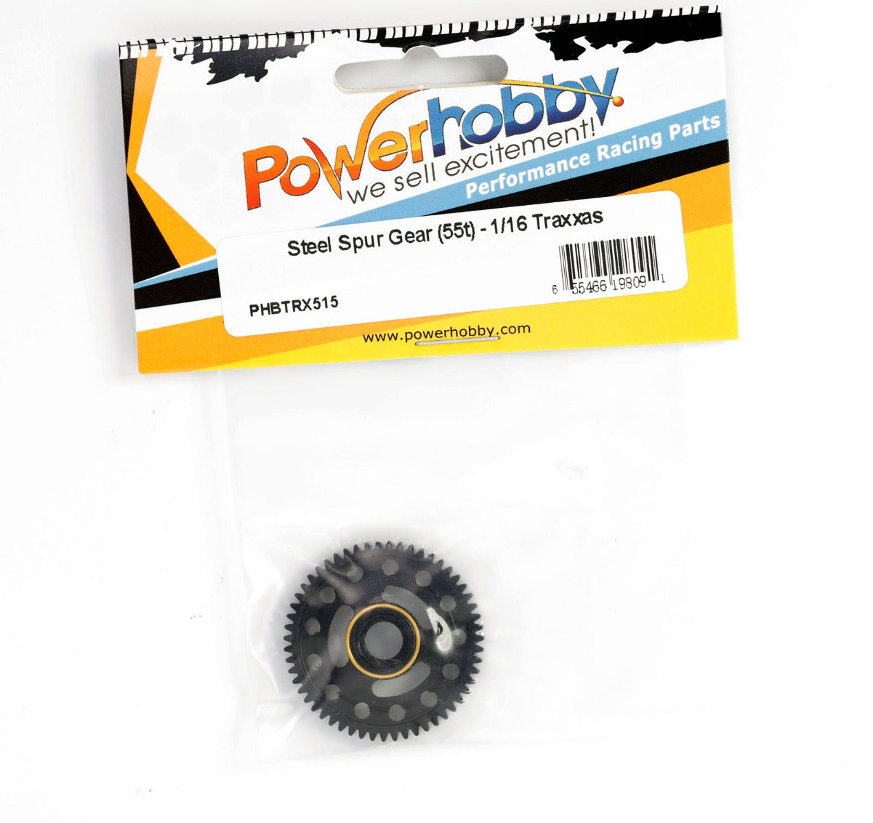 Powerhobby 55T Hardened steel Spur Gear FOR Traxxas 1/16 Slash E-Revo Summit - PowerHobby
