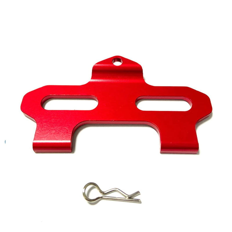 Powerhobby Aluminum Battery Hold Down FOR Traxxas Prerunner Rally SST Teton Red - PowerHobby