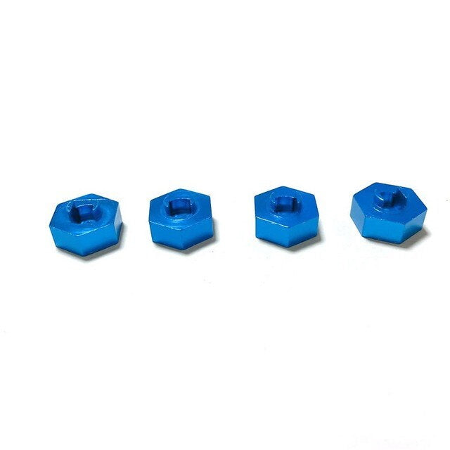 Powerhobby Aluminum Wheel Hex Adapters FOR Traxxas Prerunner Rally SST Teton Blue - PowerHobby