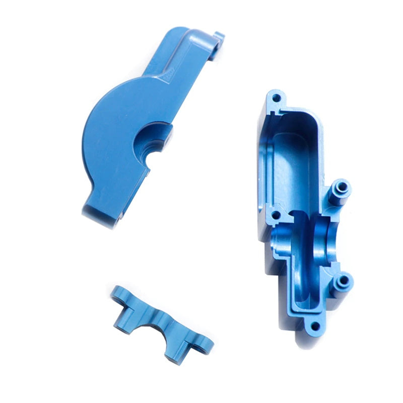 Powerhobby Aluminum Gearbox Housing FOR Traxxas Prerunner Rally SST Teton BLUE - PowerHobby