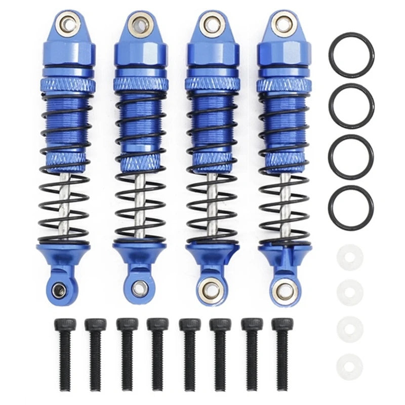Powerhobby Aluminum Shocks (4) FOR Traxxas LaTrax Prerunner Rally SST Teton Blue - PowerHobby