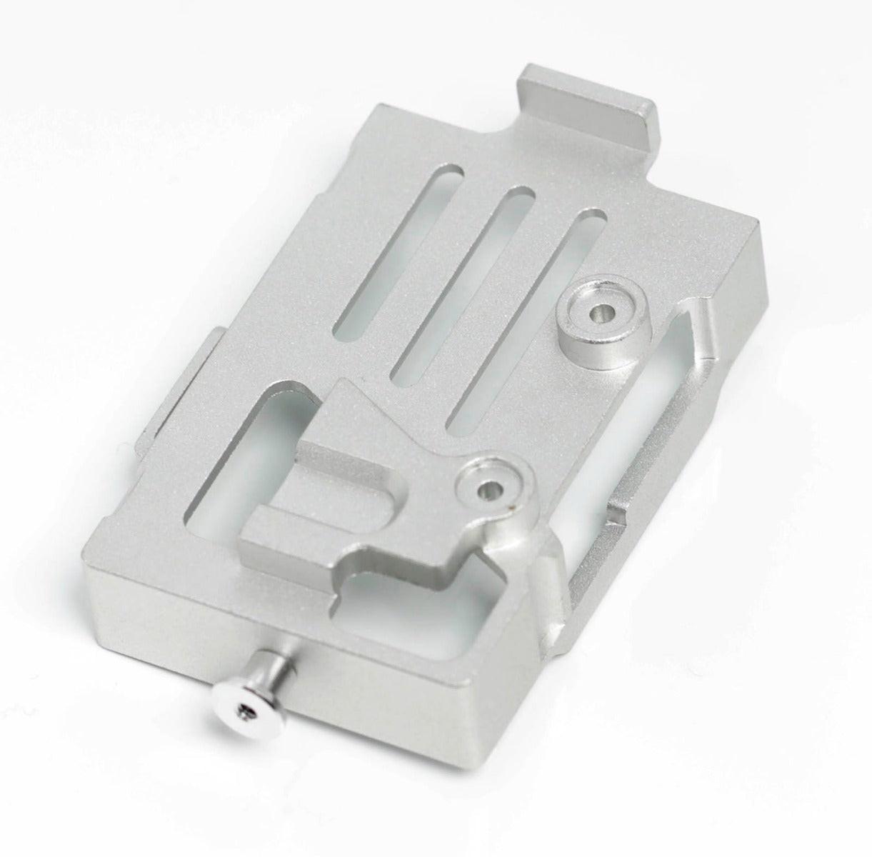Powerhobby Aluminum Battery Tray Mount Plate FOR Traxxas TRX-4M Silver TRX4M - PowerHobby