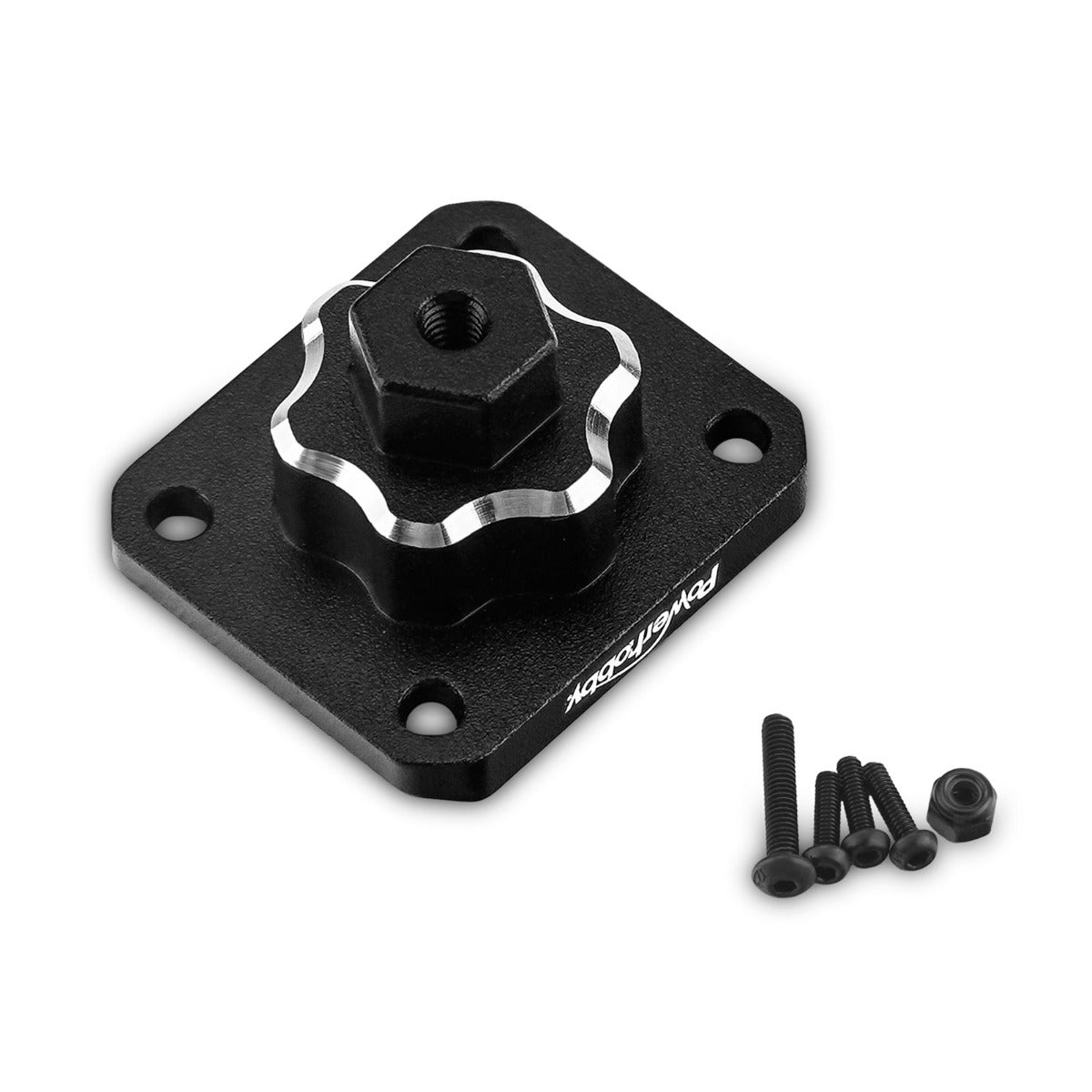 Powerhobby Aluminum Rear Spare Tire Rack FOR Traxxas TRX-4m Black TRX4M - PowerHobby