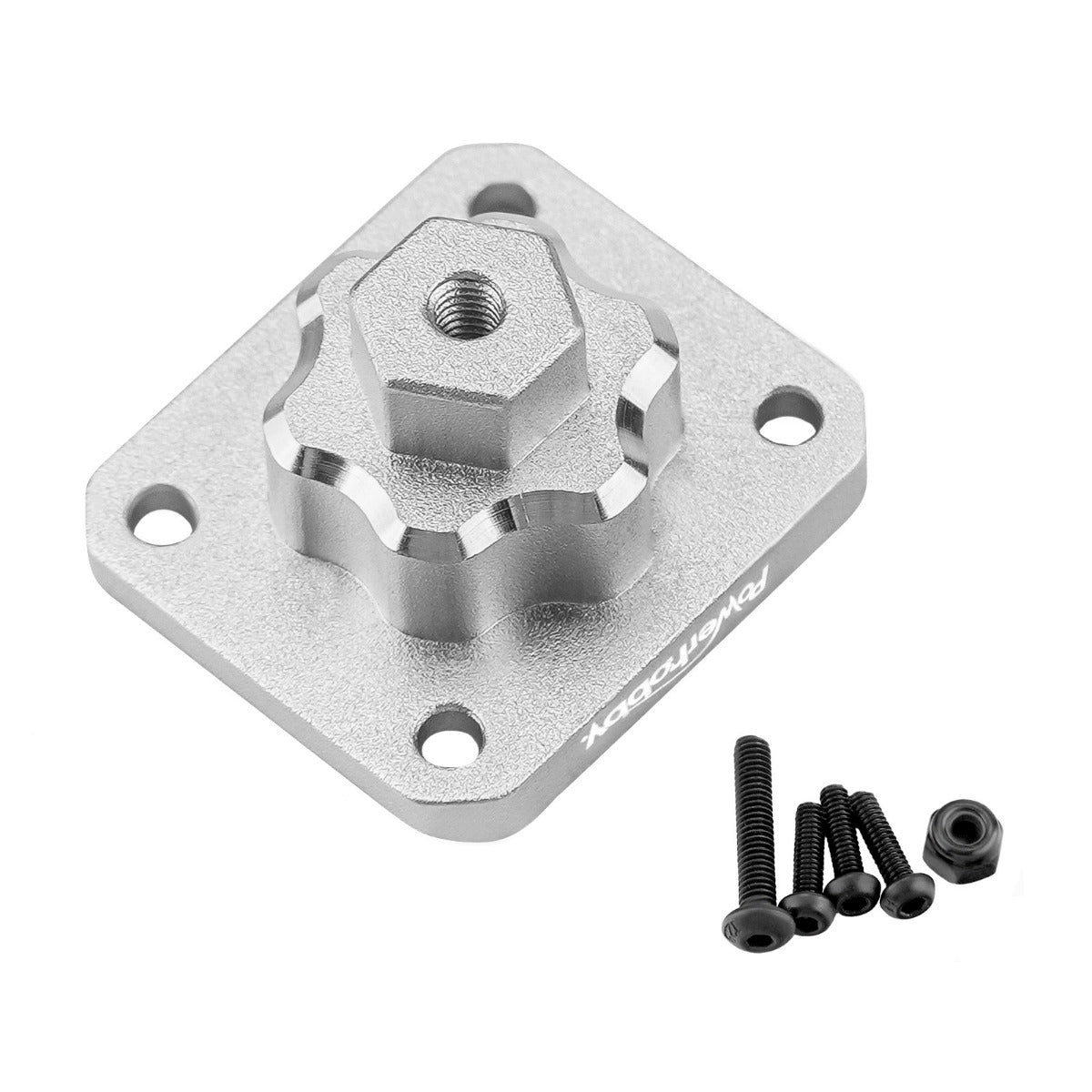 Powerhobby Aluminum Rear Spare Tire Rack FOR Traxxas TRX-4m Silver TRX4M - PowerHobby