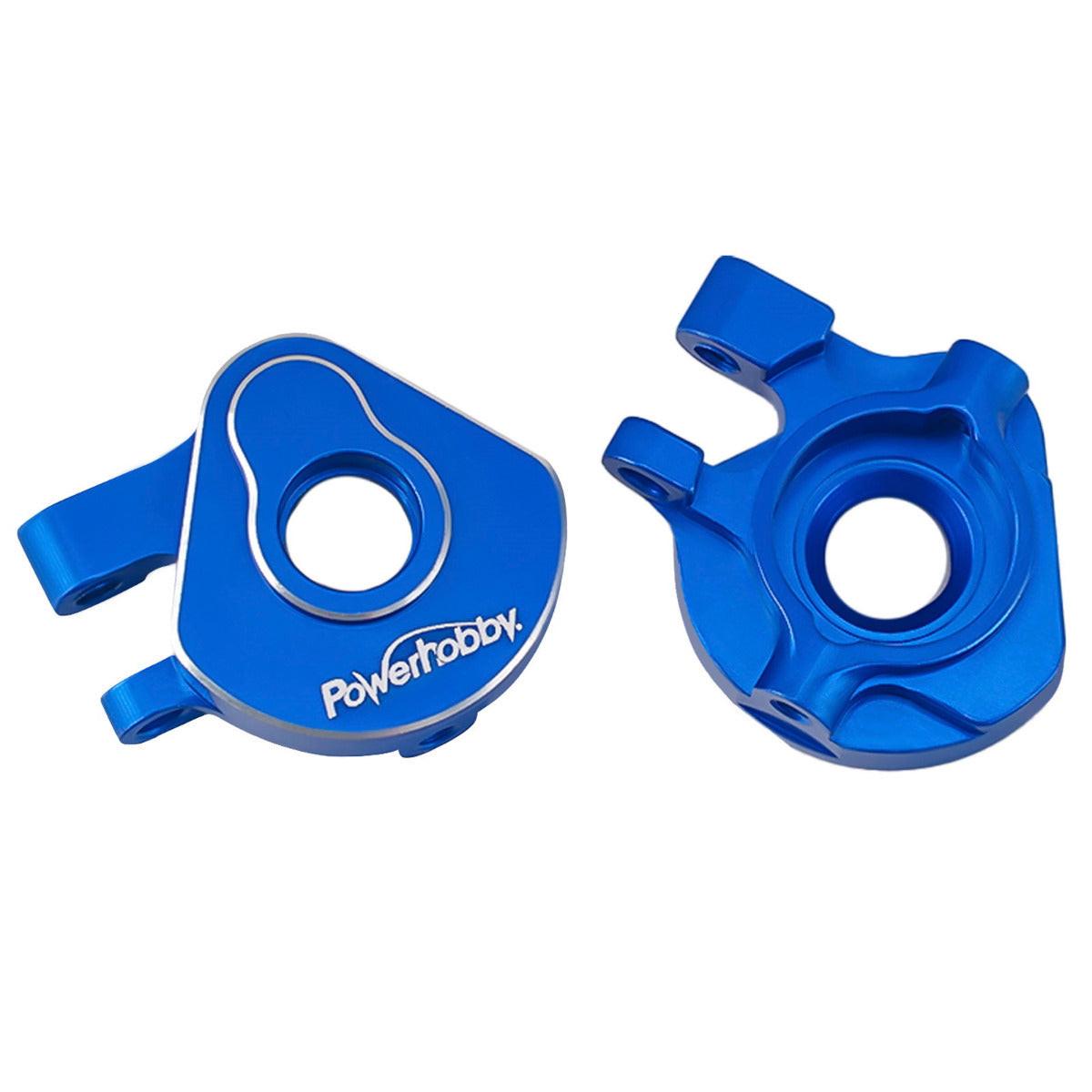 Powerhobby Aluminum Steering Knuckles / Blocks FOR Traxxas TRX-4M Blue TRX4M - PowerHobby