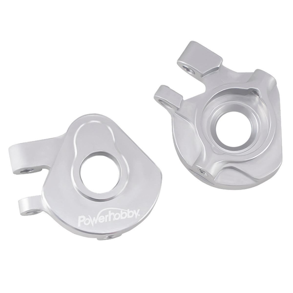 Powerhobby Aluminum Steering Knuckles / Blocks FOR Traxxas TRX-4M Silver TRX4M - PowerHobby